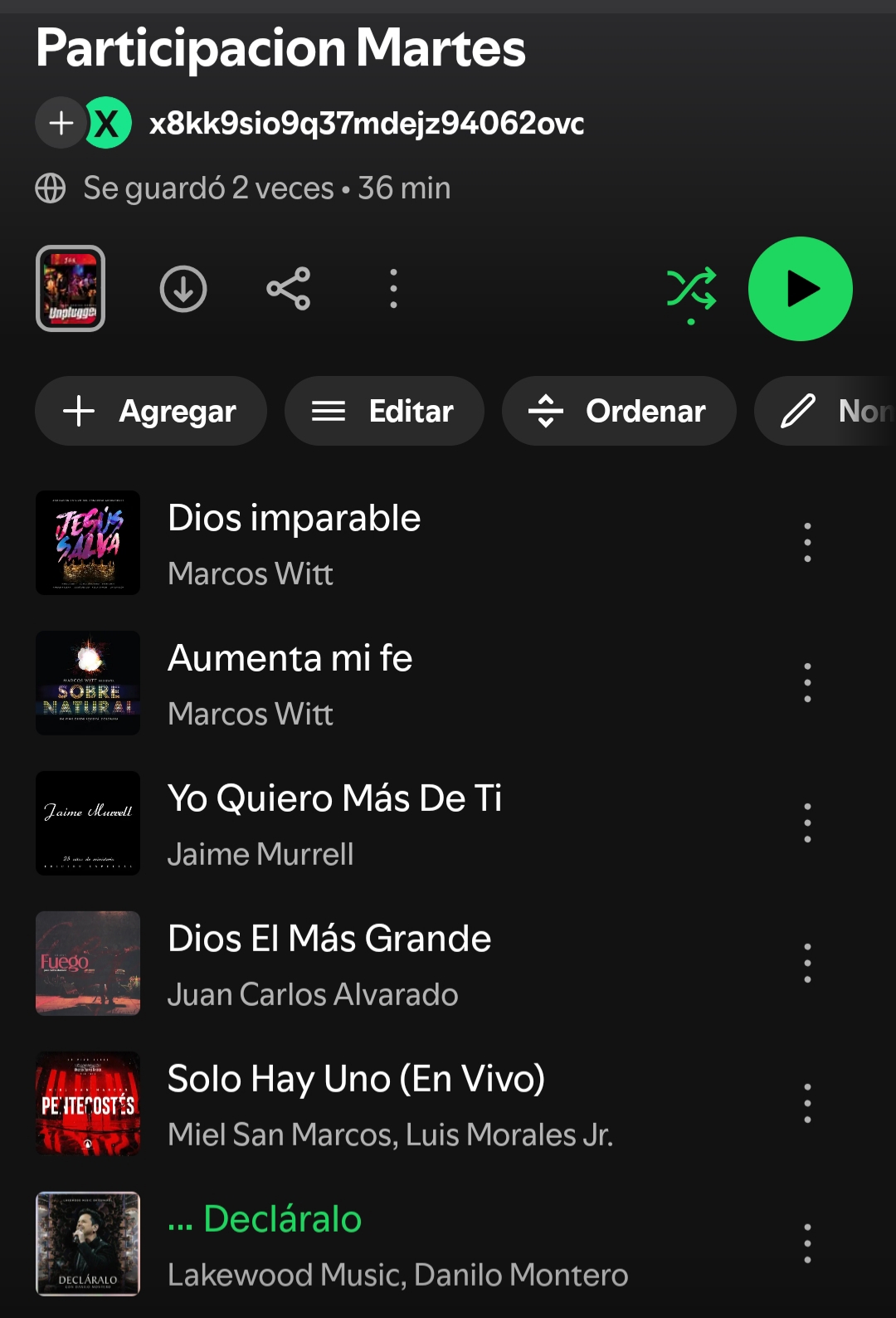 A&A Martes de Oracion