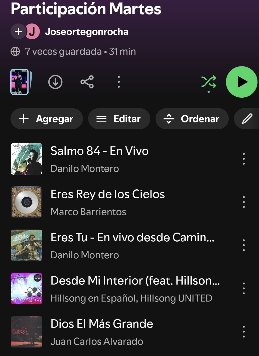 A&A Martes de Oracion